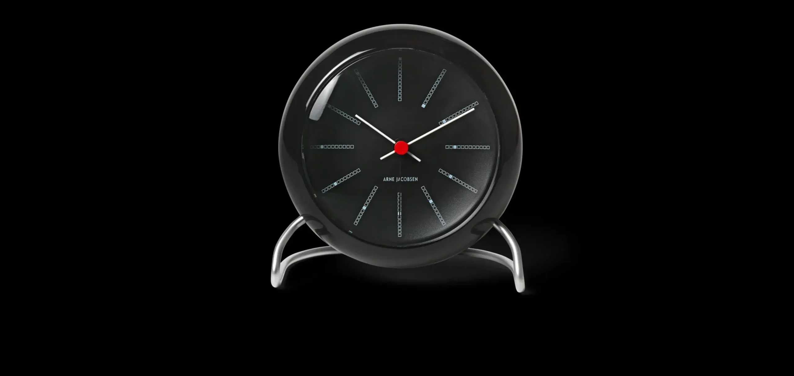 Arne Jacobsen Bankers Bordur Ø11 cm sort | Køb her