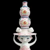 Bjørn Wiinblad Vase H50 cm i rosa fra serien Lady with hat