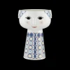 Bjørn Wiinblad Vase H18.5 cm i blå fra serien Eva | Køb her