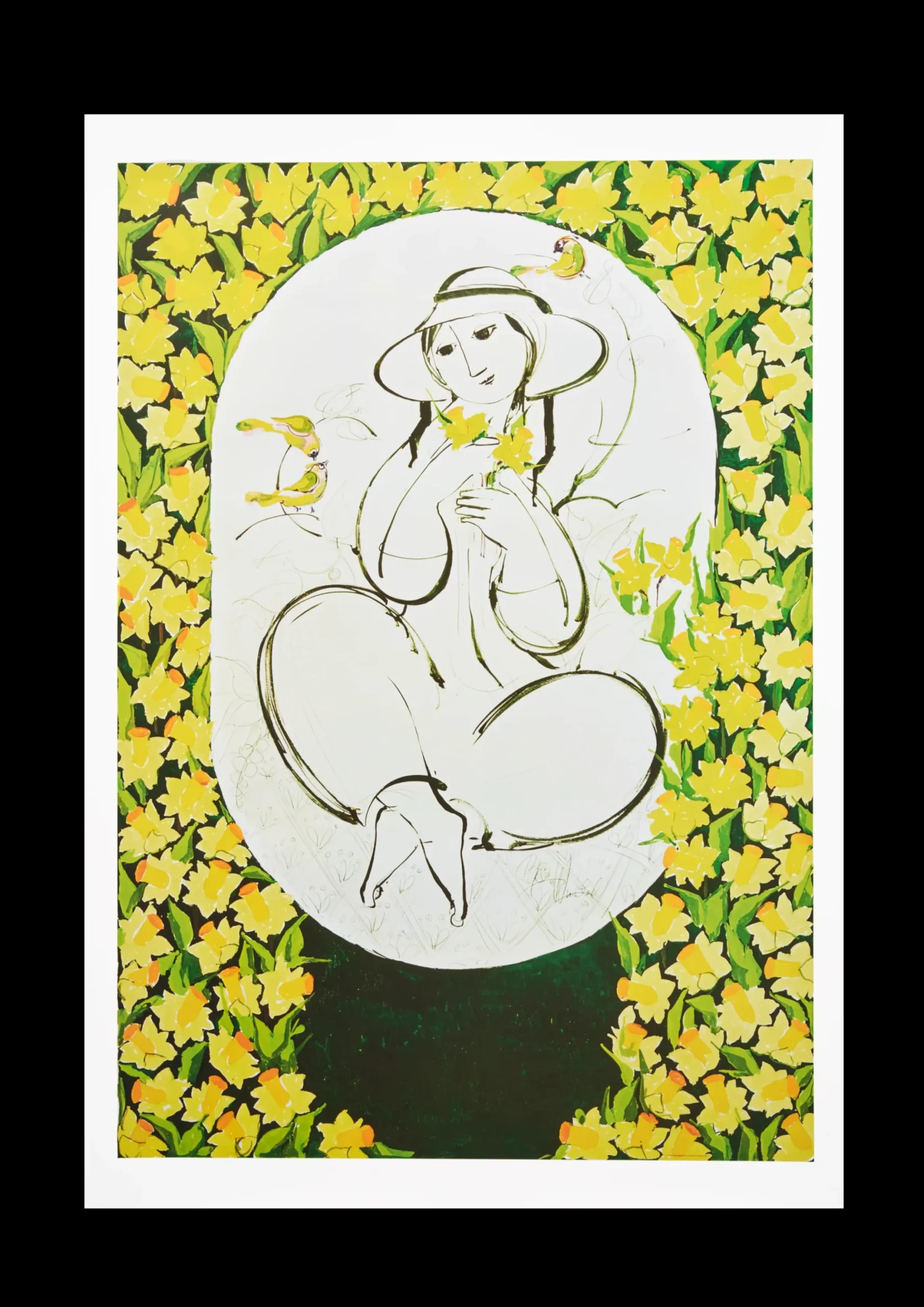 Bjørn Wiinblad Wiinblad Forårsfornemmelser, 50x70 cm multi