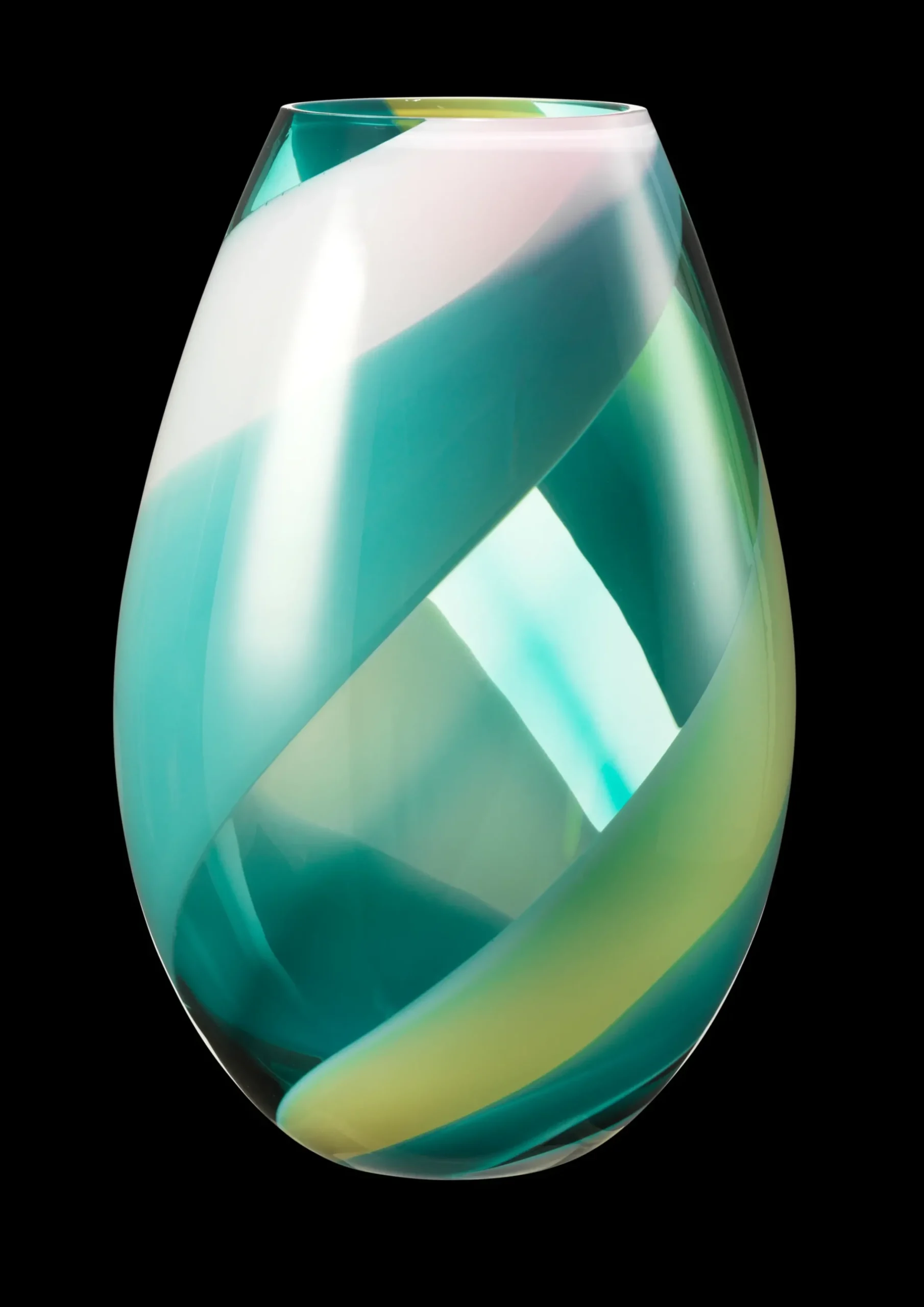 Holmegaard Archives Cocoon Vase H45 cm lake | Køb her