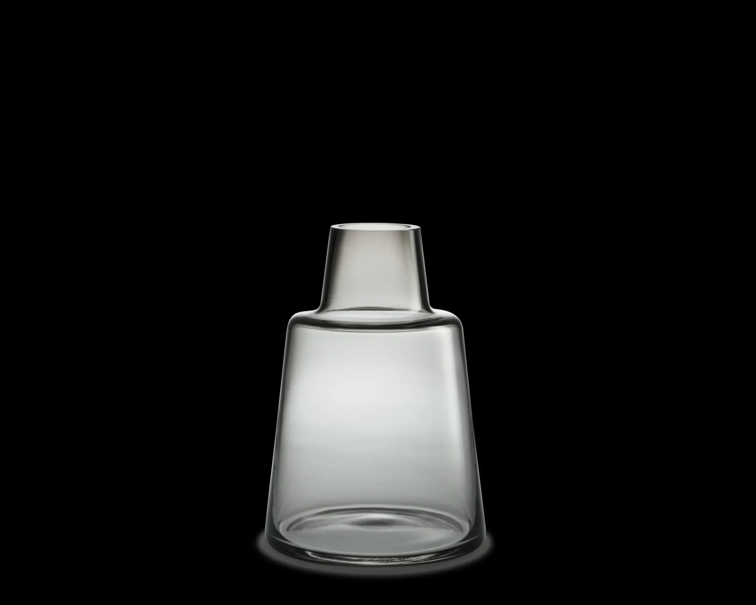 Holmegaard Flora Vase kort hals H24 smoke | Køb her