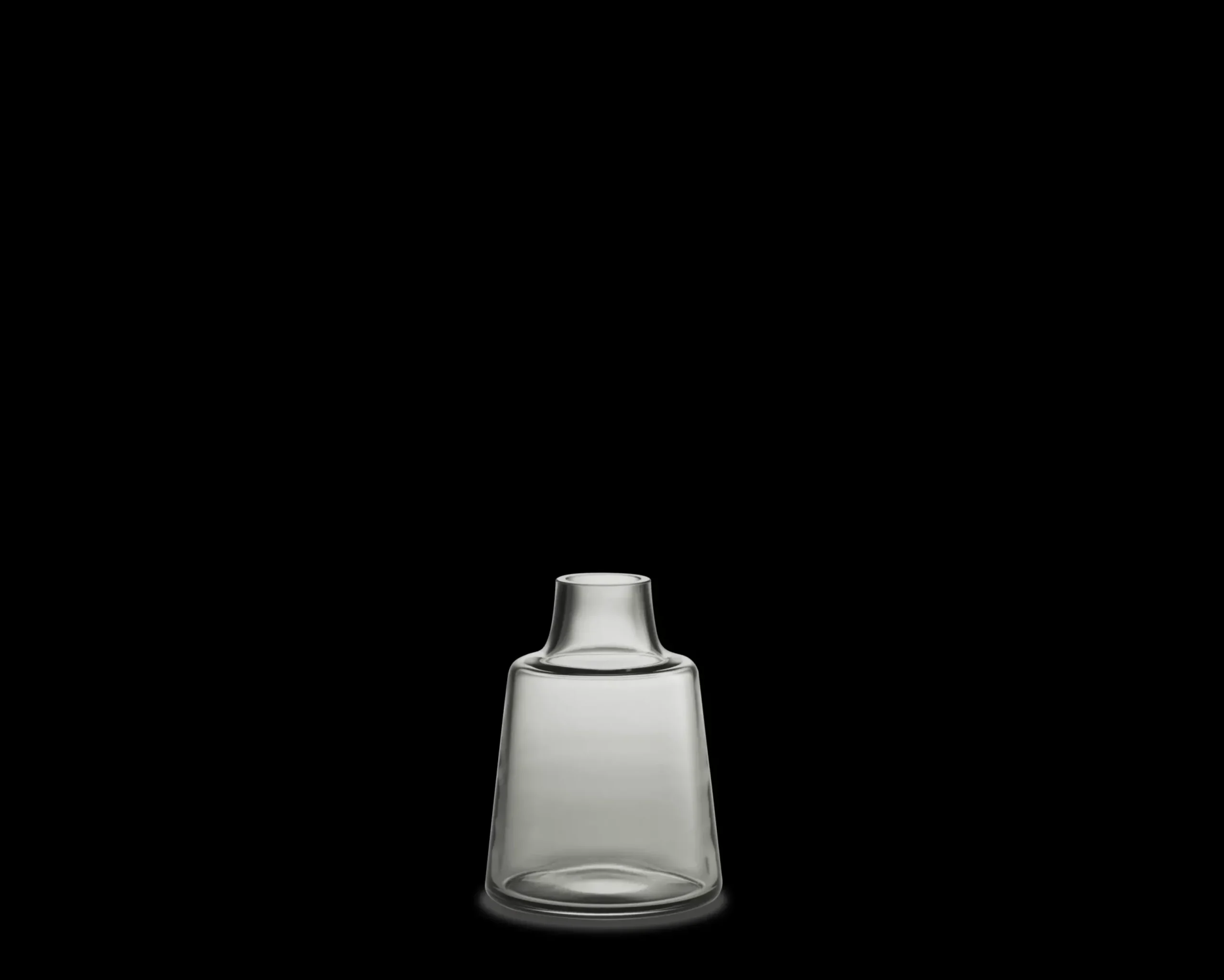 Holmegaard Flora Vase kort hals H12 smoke | Køb her