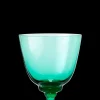 Holmegaard Flow Glas på fod 35 cl emerald green | Køb her