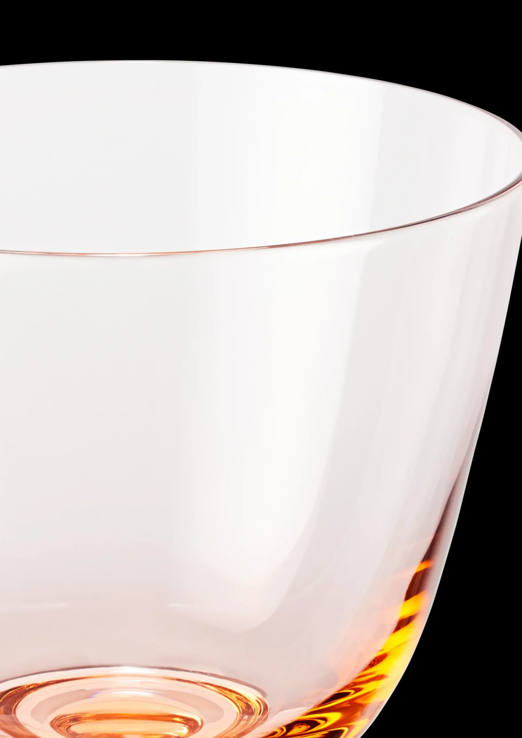 Holmegaard Flow Glas på fod 35 cl champagne | Køb her