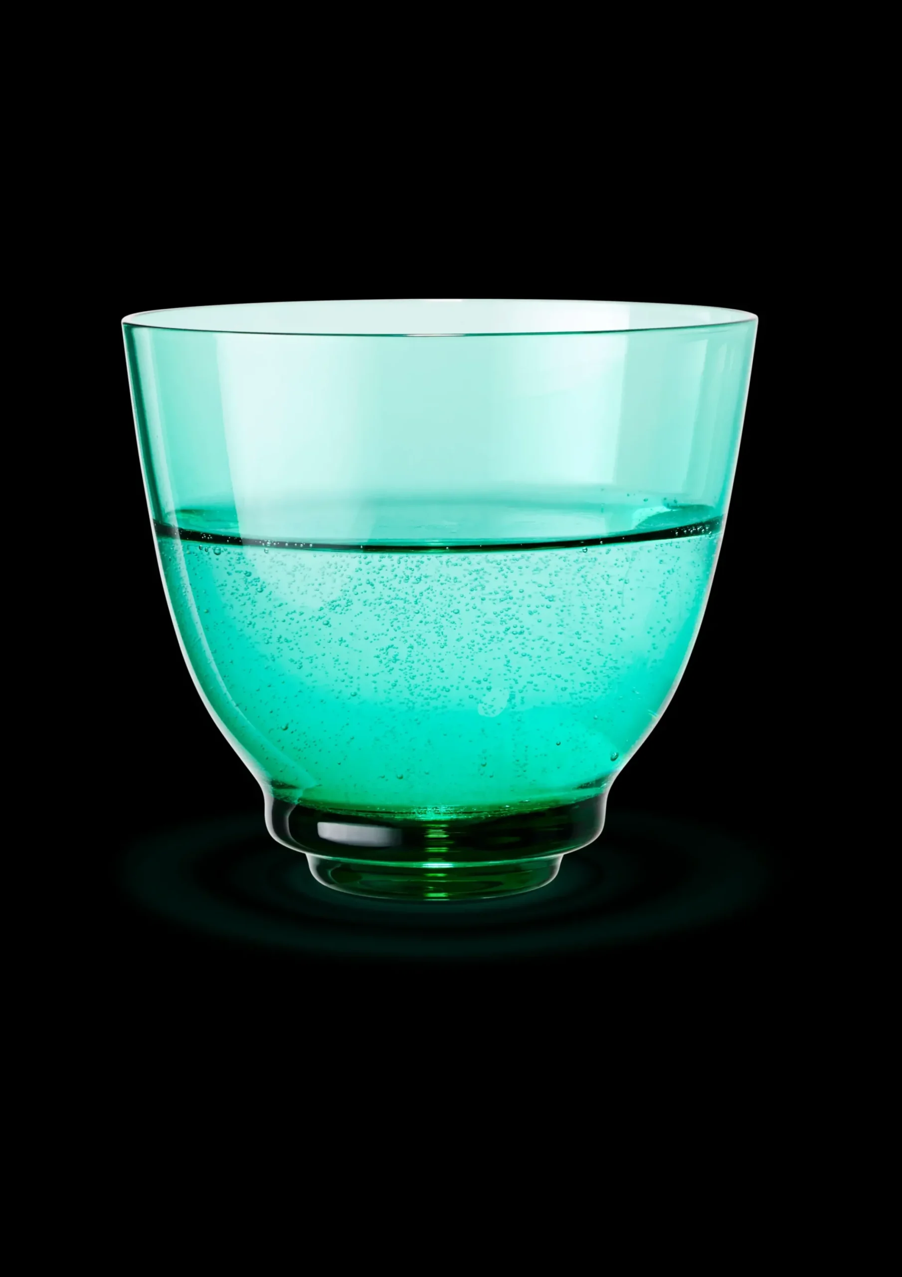 Holmegaard Flow Vandglas 35 cl emerald green | Køb her