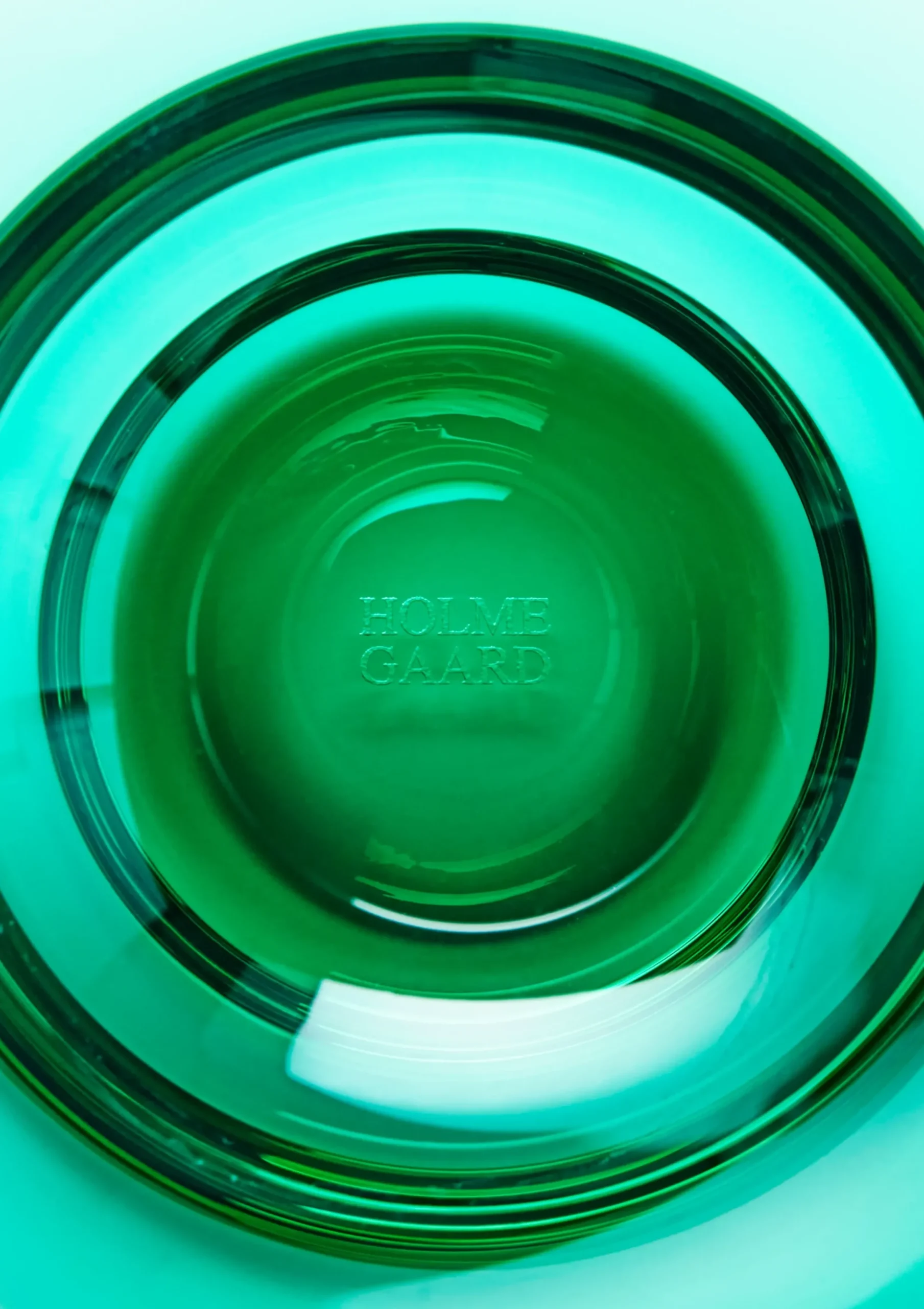 Holmegaard Flow Vandglas 35 cl emerald green | Køb her