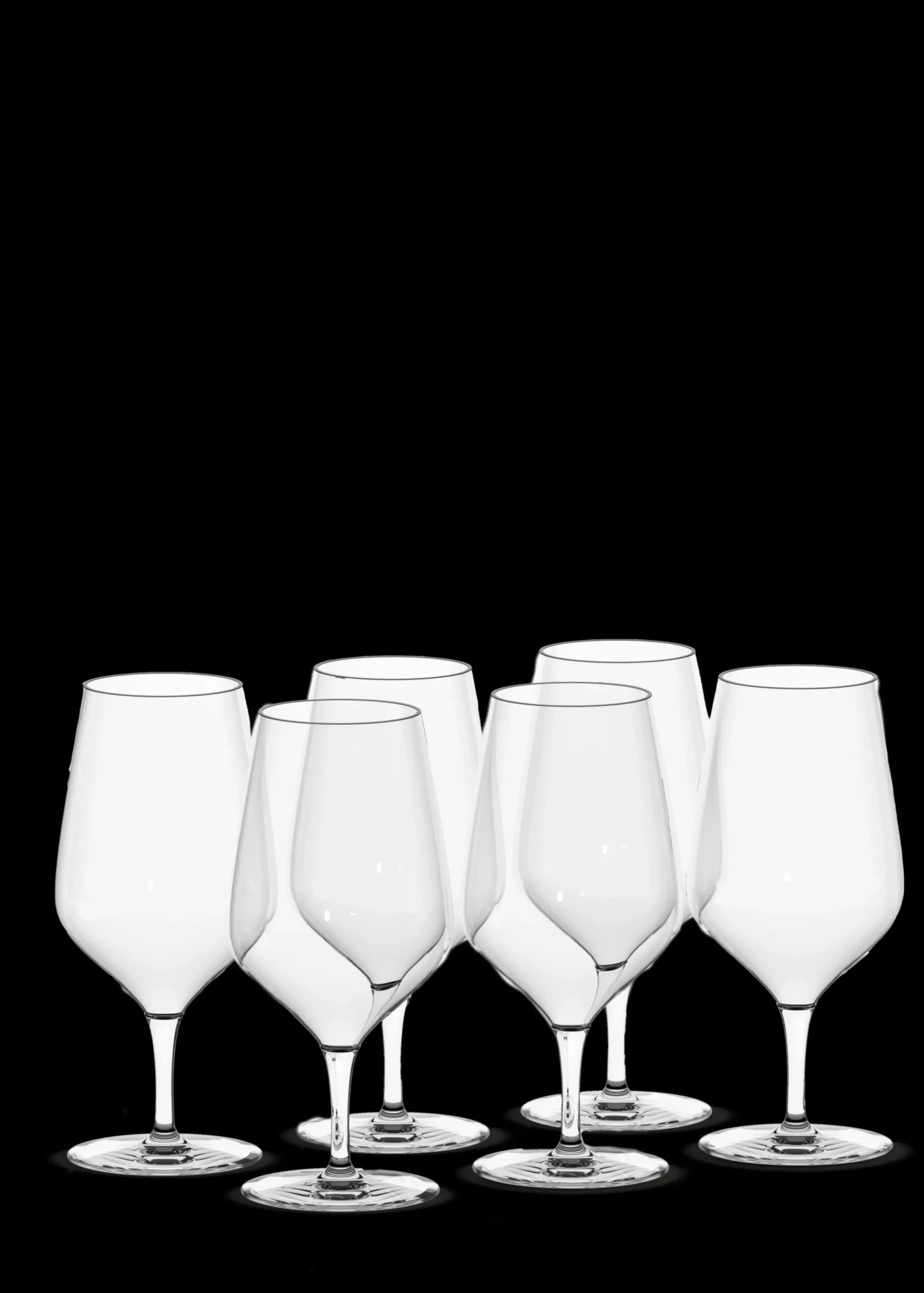Holmegaard Ølglas 64 cl 6 stk. i klar fra serien Cabernet