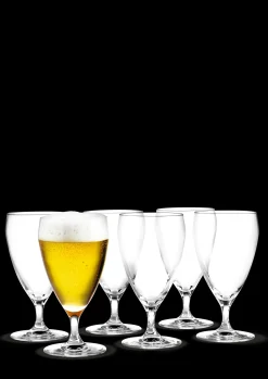 Holmegaard Ølglas 44 cl 6 stk. i klar fra serien Perfection