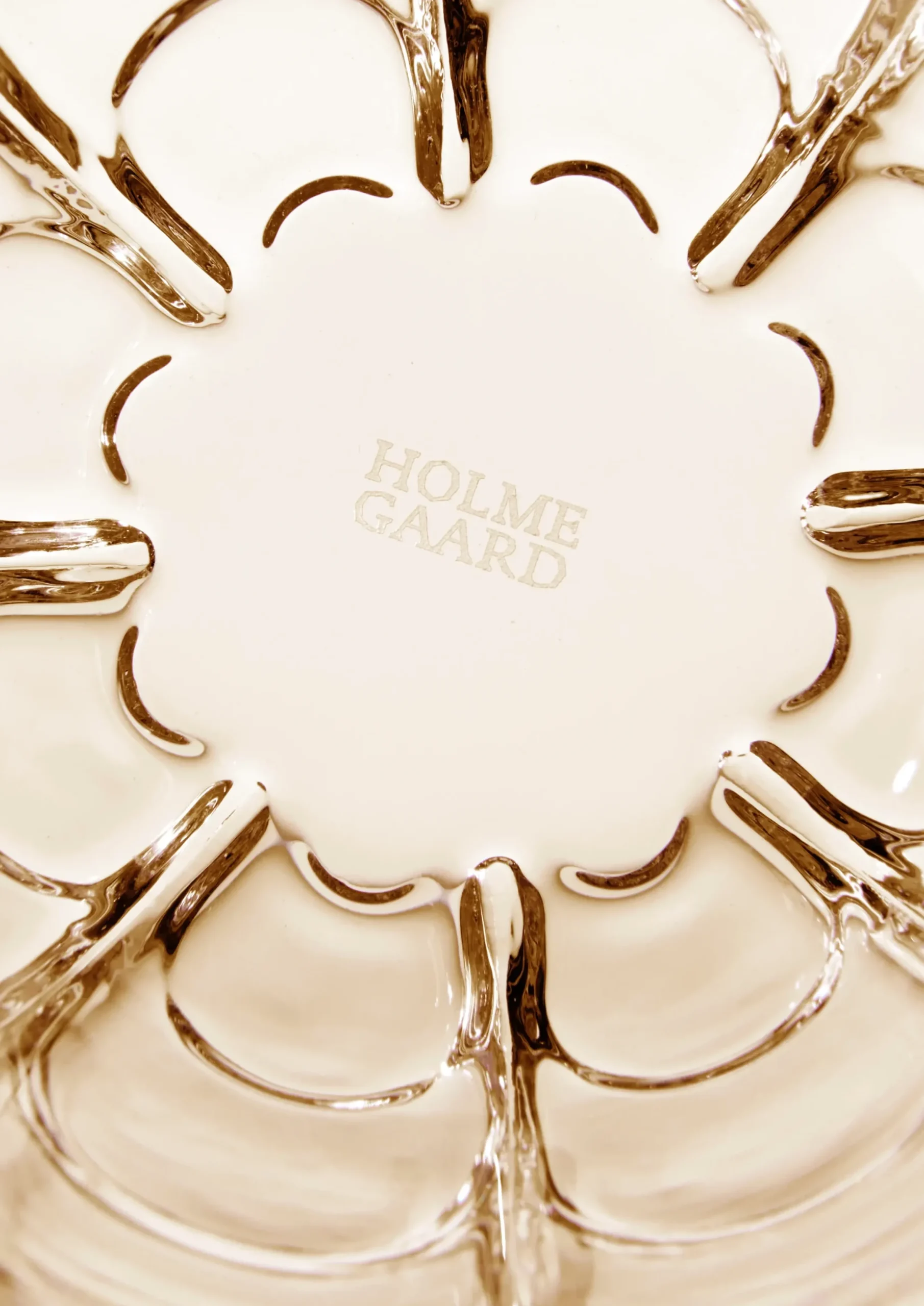 Holmegaard Lily Vandglas 32 cl toffee rose 2 stk. | Køb her