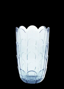 Holmegaard Lily Vase H19 cm blue iris | Køb hos os