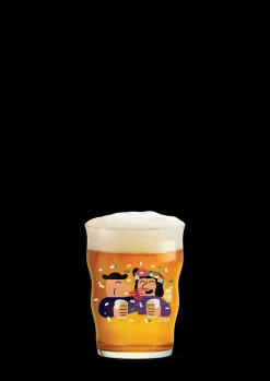 Holmegaard Mikkeller Pint Ølglas 2025 40 cl klar m. deko
