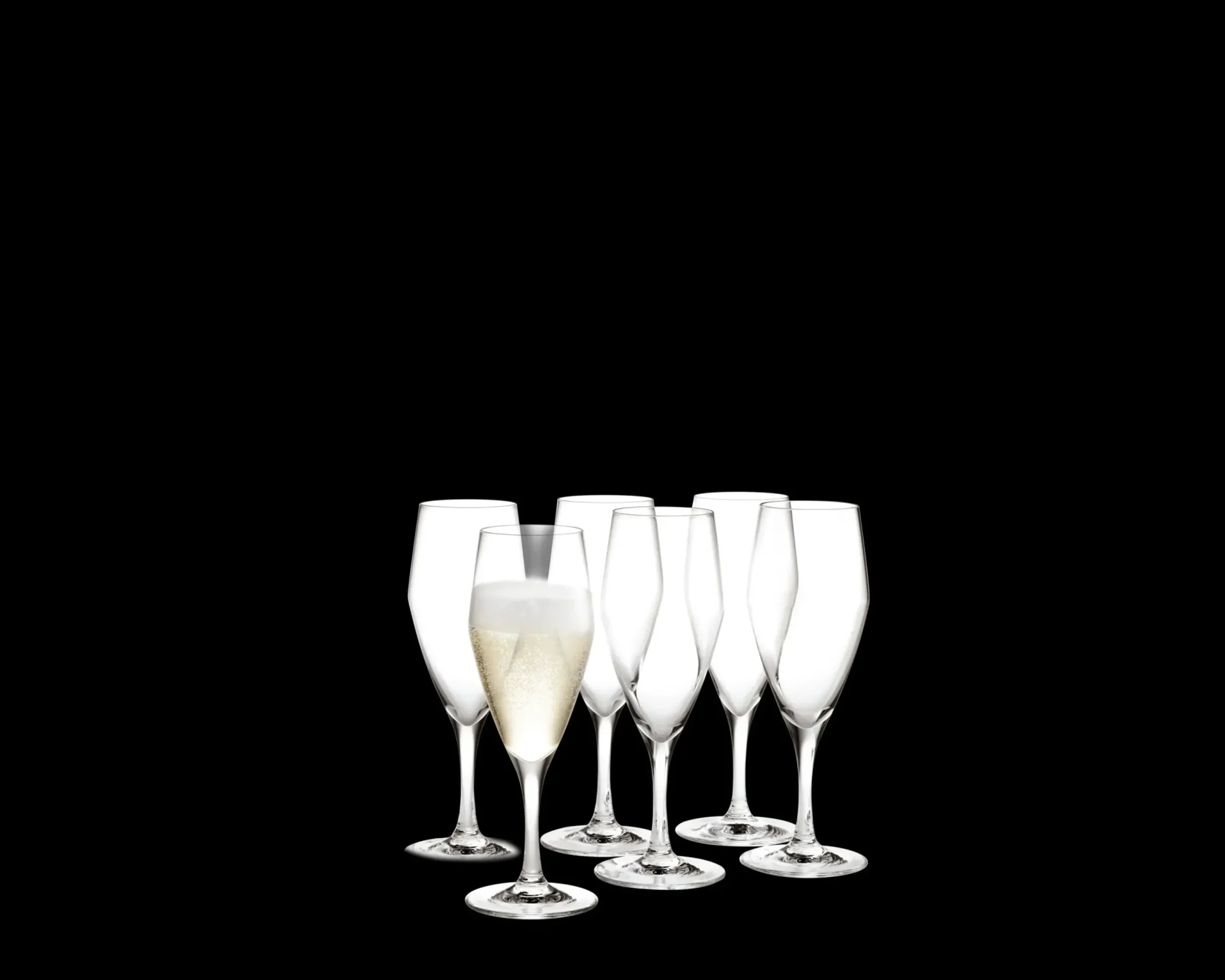 Holmegaard Perfection Champagneglas klar 6 stk. | Køb her
