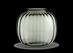 Holmegaard Primula Oval Vase H17.5 smoke | Køb her