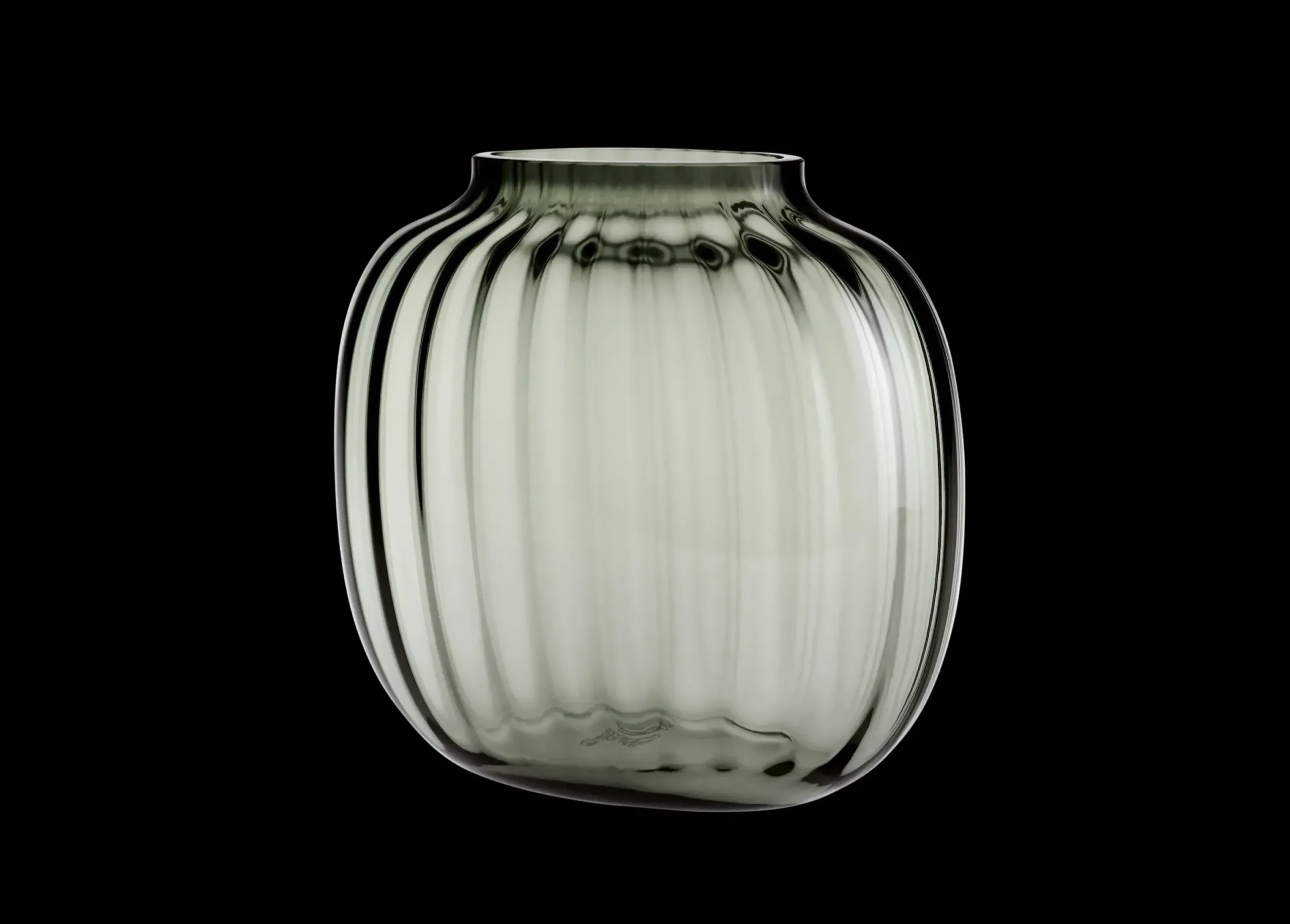 Holmegaard Primula Oval Vase H17.5 smoke | Køb her