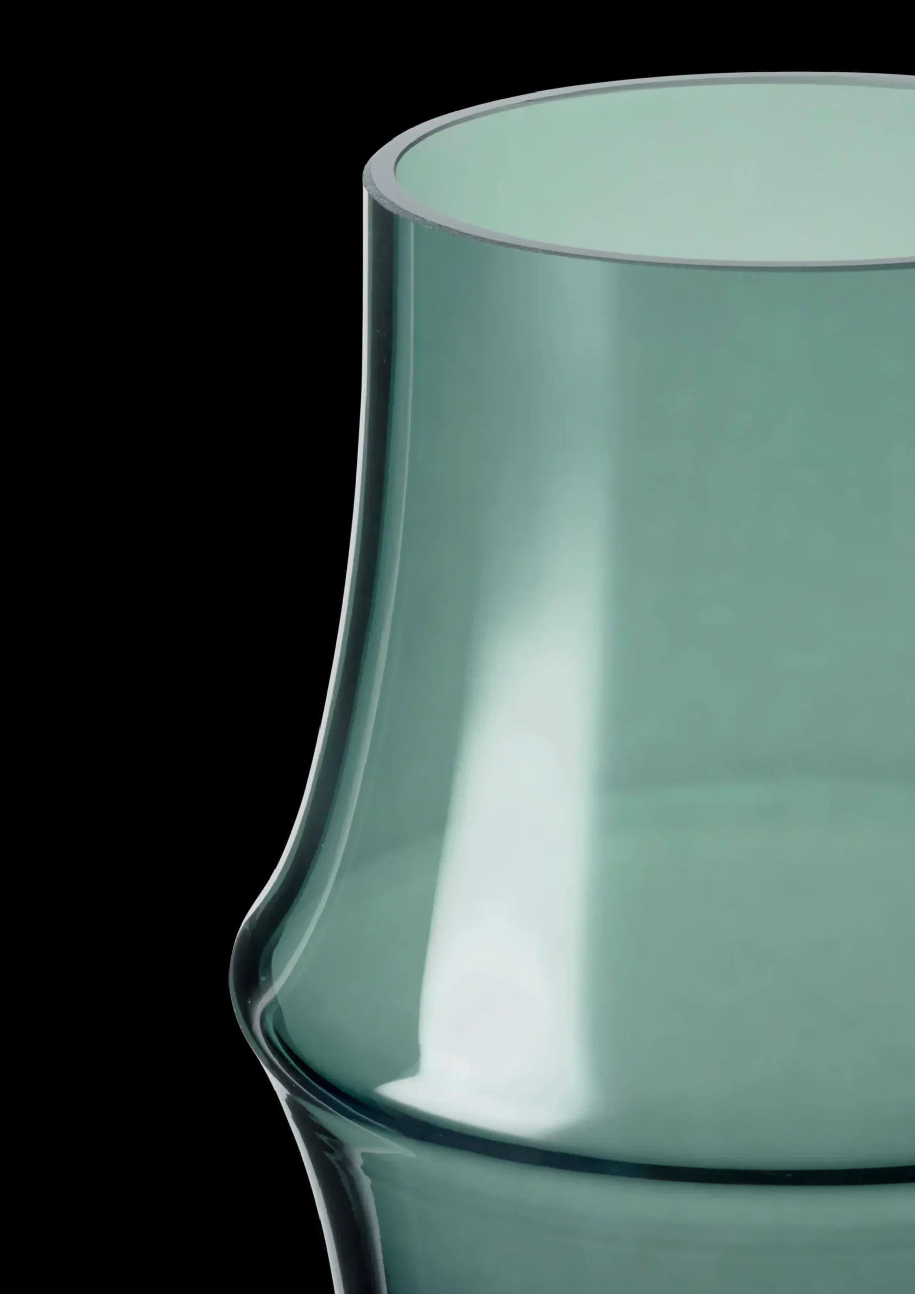 Holmegaard Vase H21 cm i grøn fra serien ARC | Køb her