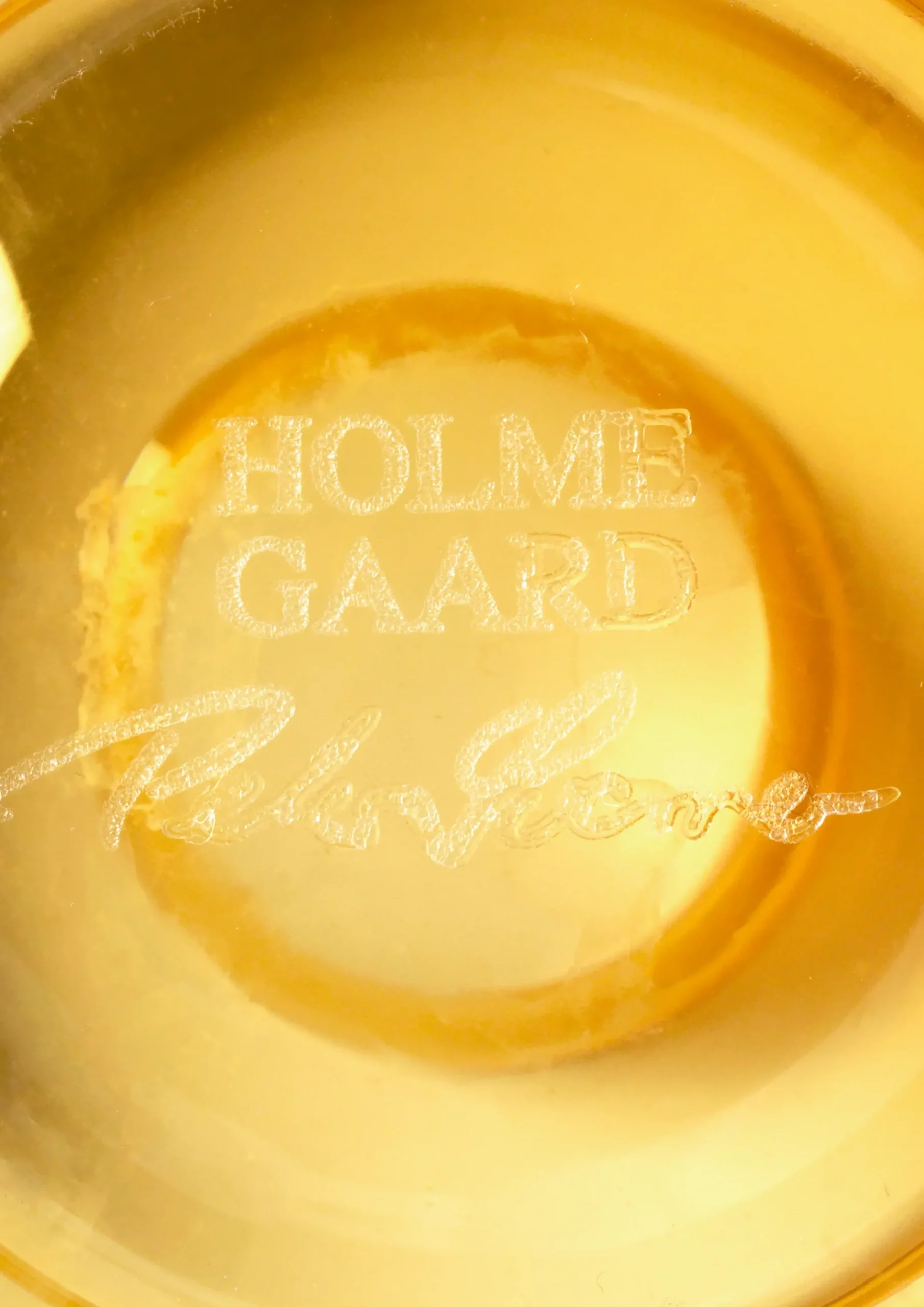 Holmegaard Vase H16 cm i gul fra serien Calabas | Køb her