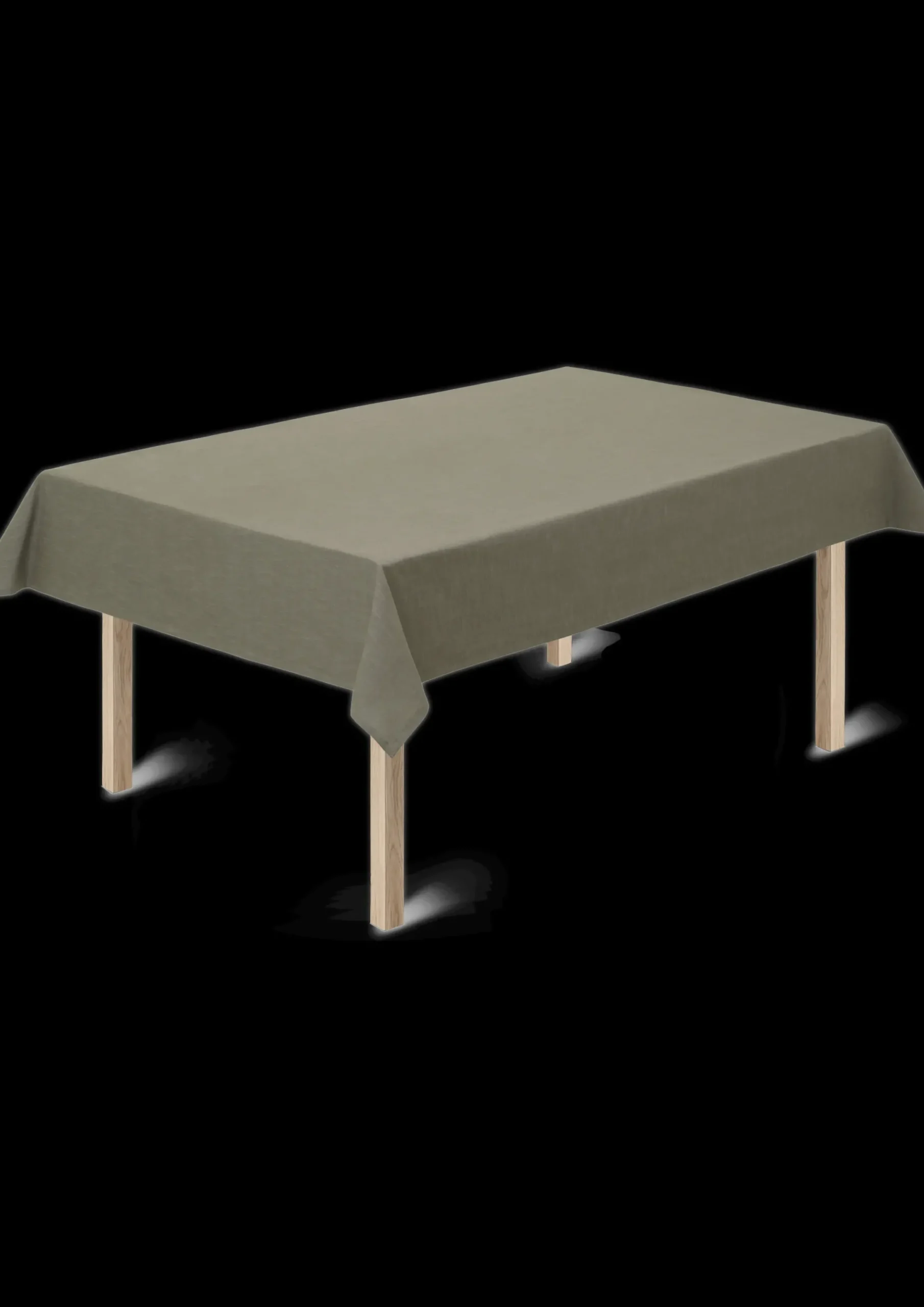 Juna Basic Bomuldsdug olivengrøn 150x320 cm| Køb her