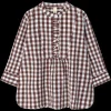 JUNA Bæk&Bølge Irene shirt XS chokolade/hvid | Køb her