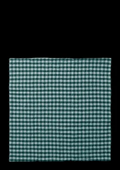 JUNA Bæk&Bølge Pudebetræk 63x60 cm grøn/lys blå DK | Køb nu