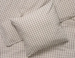 JUNA Bæk&Bølge Sengetøj 150x210 cm grå/birk SE | Køb her