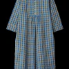 JUNA Bæk&Bølge Sonja dress S/M blå/okker | Køb her