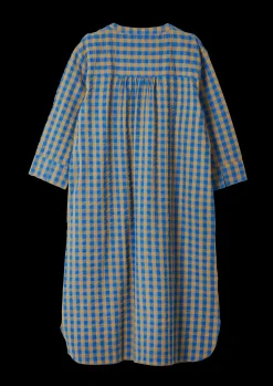 JUNA Bæk&Bølge Sonja dress S/M blå/okker | Køb her