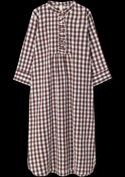 JUNA Bæk&Bølge Sonja dress XS chokolade/hvid | Køb her
