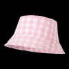 JUNA Bæk&Bølge Summer hat one size pink/hvid | Køb her