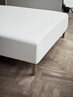 JUNA Boxlagen 90x30x200 cm i hvid fra serien Percale