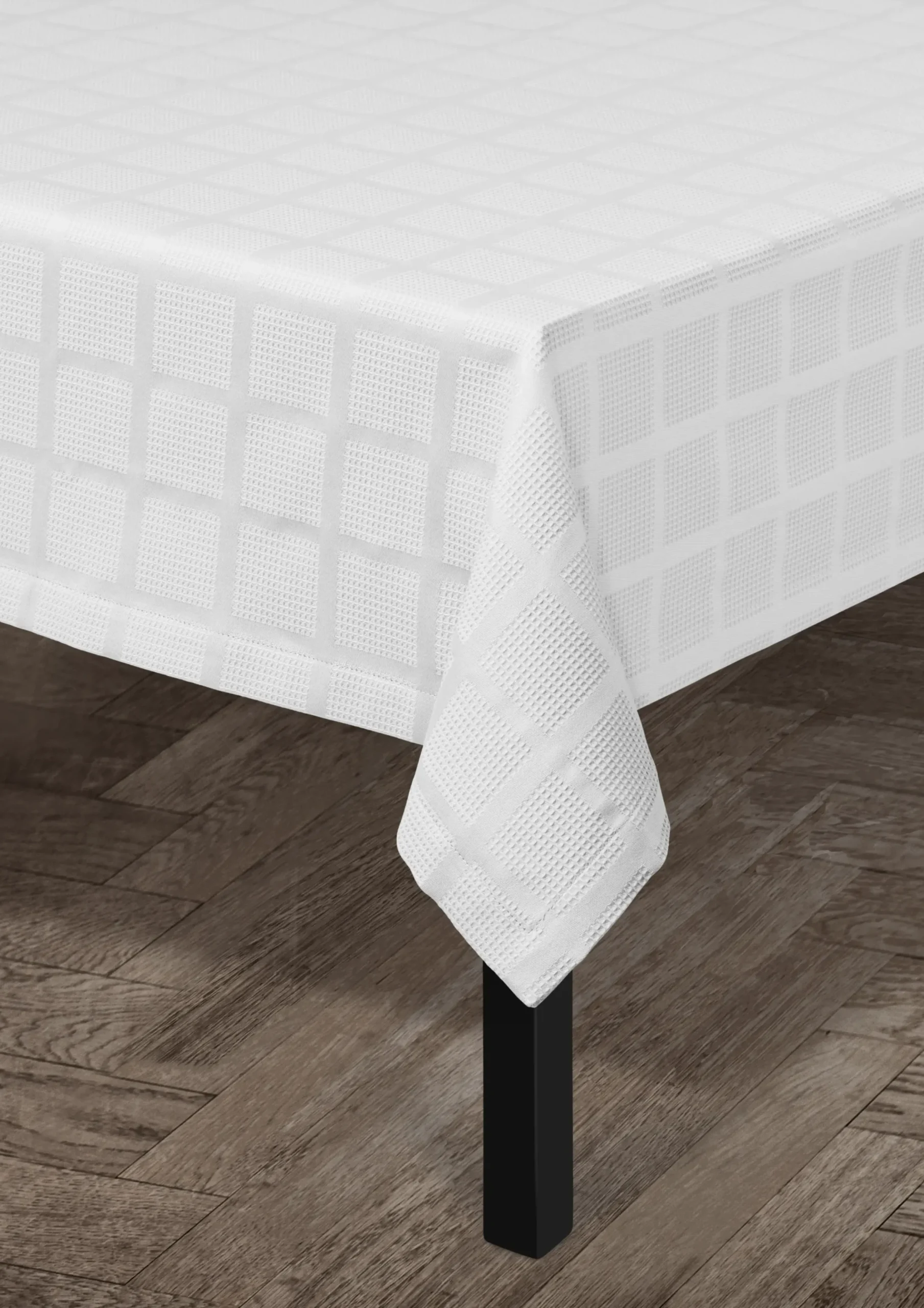 JUNA Brick Damaskdug 150x220 cm hvid - Køb her