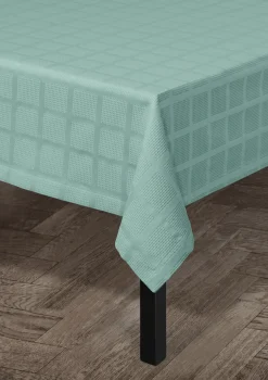 JUNA Damaskdug 150x220 cm i blå fra serien Brick | Køb her