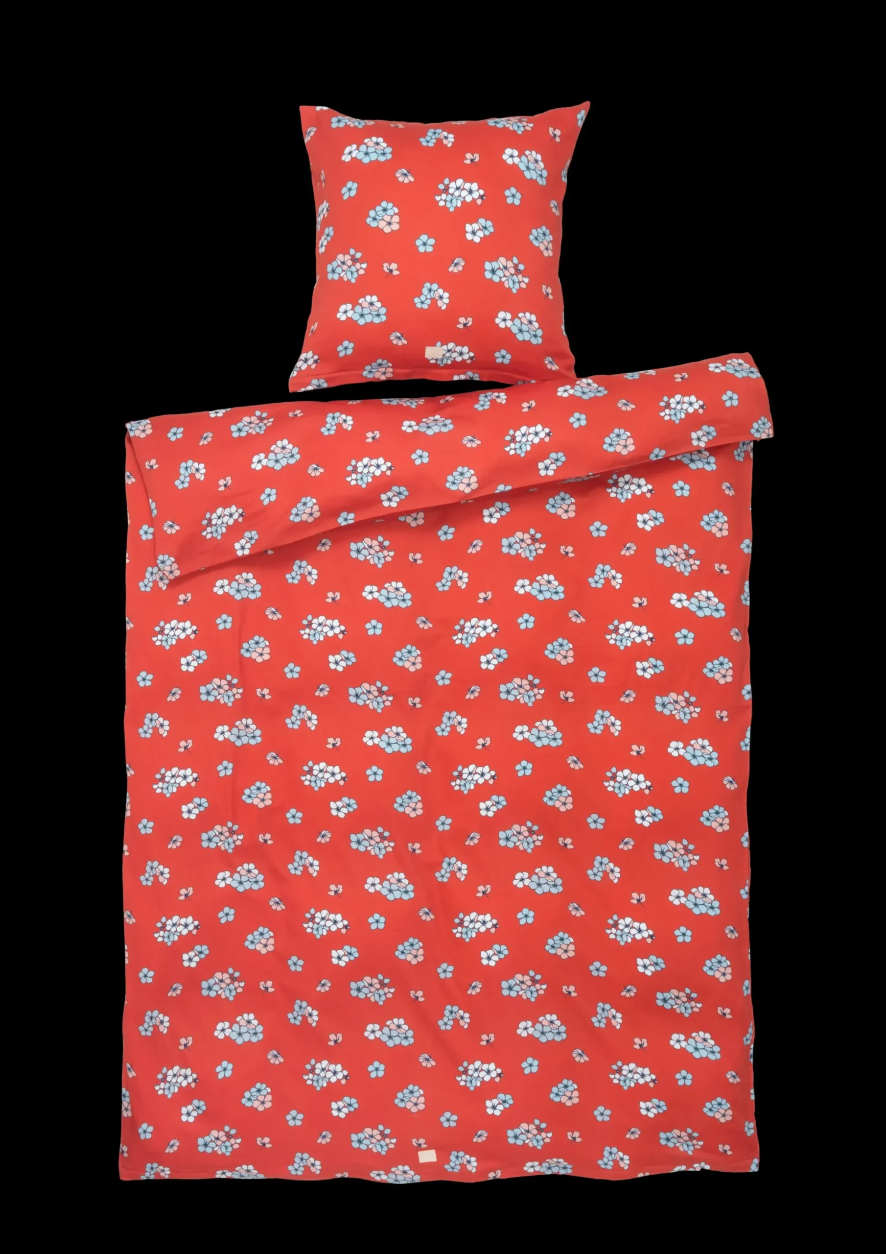 JUNA Grand Pleasantly Sengetøj 140x220 cm chili DK | Køb her