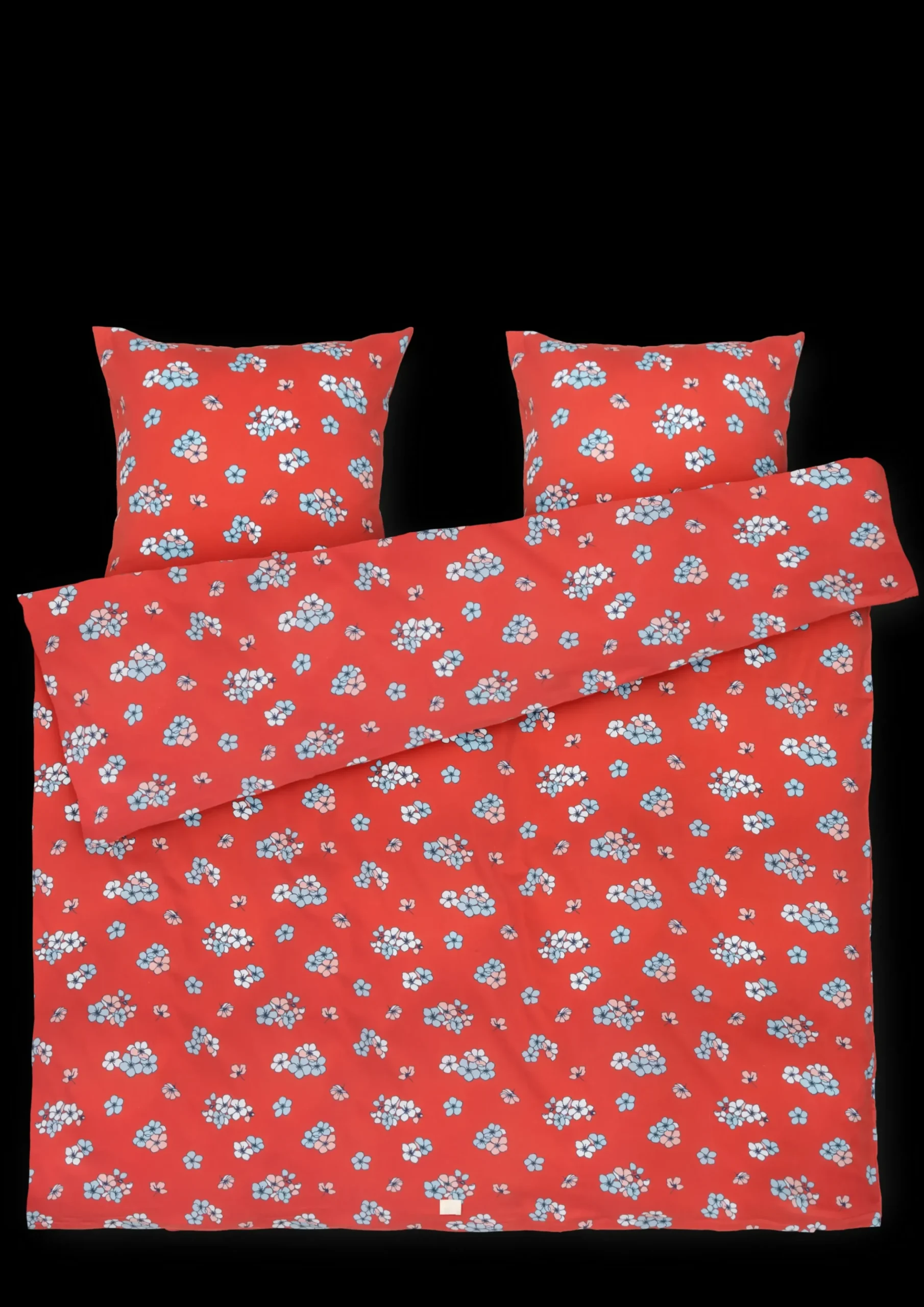 JUNA Grand Pleasantly Sengetøj 220x220 cm chili SE | Køb her
