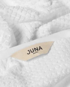 JUNA Håndklæde 50x100 cm i hvid fra serien Check | Køb her