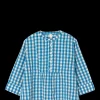 JUNA Irene shirt S/M i blå fra serien Bæk&Bølge | Køb her