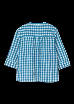 JUNA Irene shirt S/M i blå fra serien Bæk&Bølge | Køb her