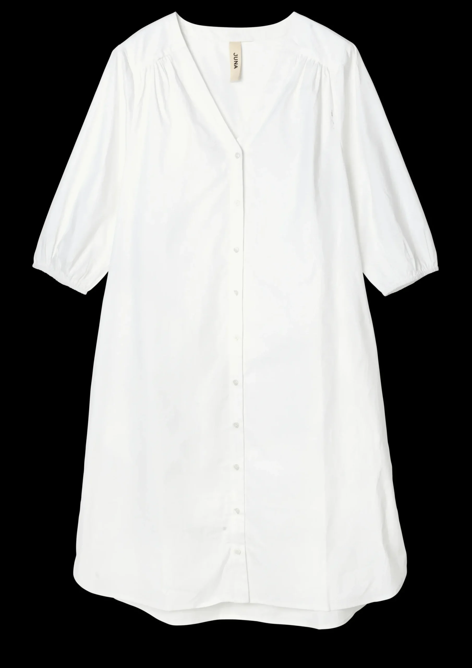 JUNA Laura dress XS i hvid fra serien Soft | Køb her