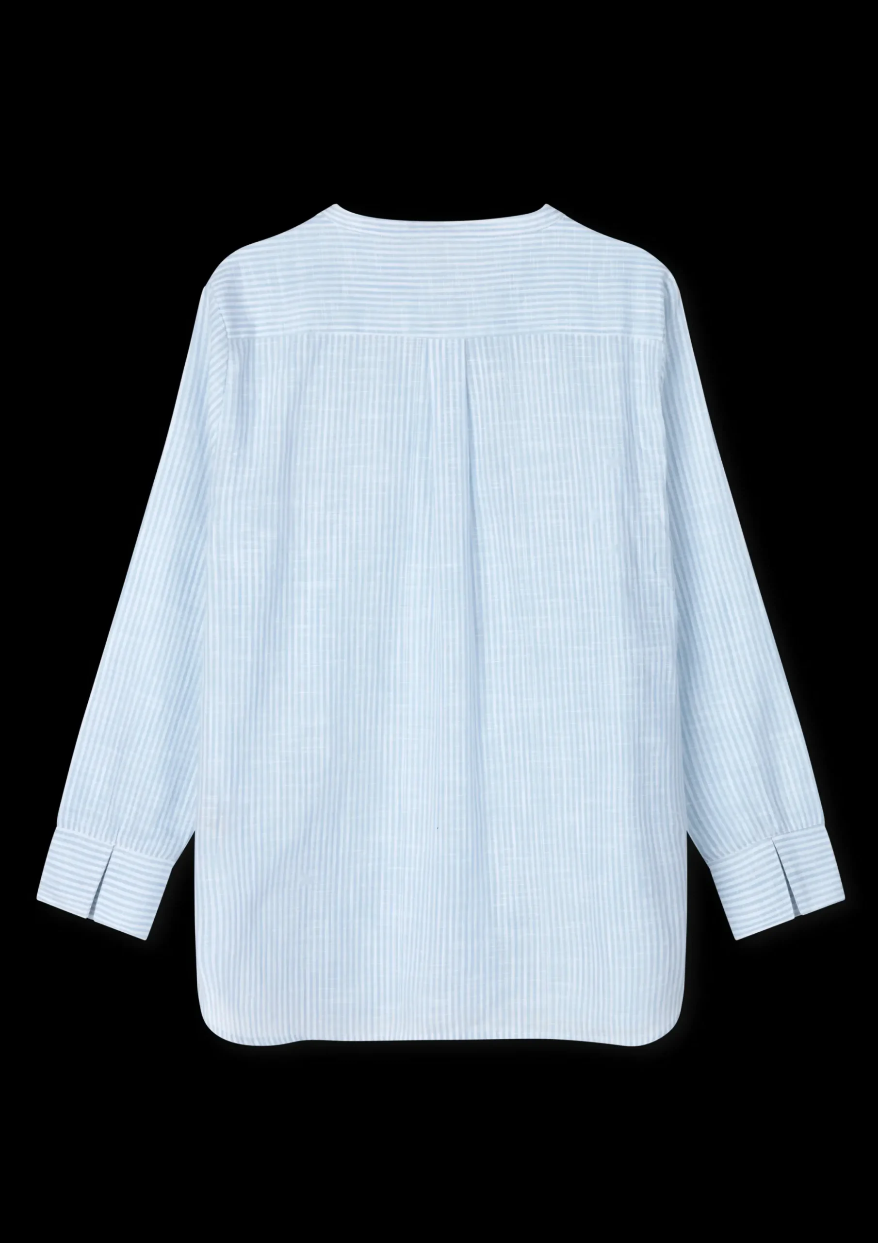 JUNA Monochrome Lines Ida shirt XS lys blå/hvid | Køb her