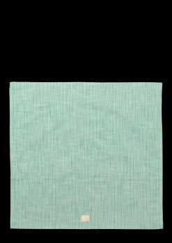 JUNA Monochrome Lines Pudebetræk 63x60cm grøn/hvid | Køb her