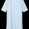JUNA Monochrome Lines Sonja dress XS lys blå/hvid | Køb her