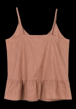 JUNA Monochrome Liv chemise S/M støvet rød | Køb her