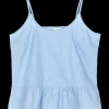 JUNA Monochrome Liv chemise i lys blå str. S/M – Køb her