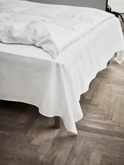 JUNA Percale Fladt lagen 240x260 cm hvid | Køb her
