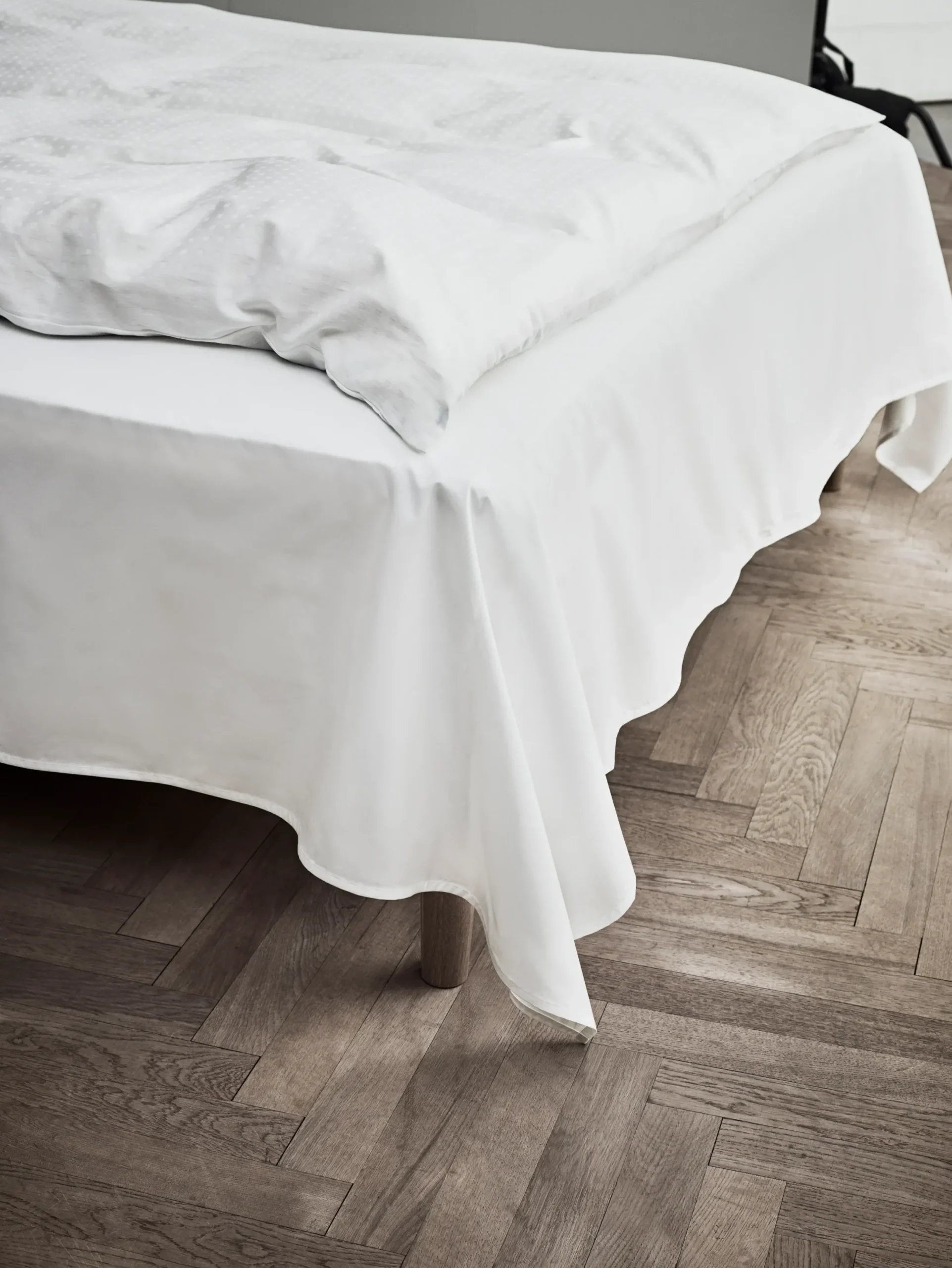 JUNA Percale Fladt lagen 240x260 cm hvid | Køb her