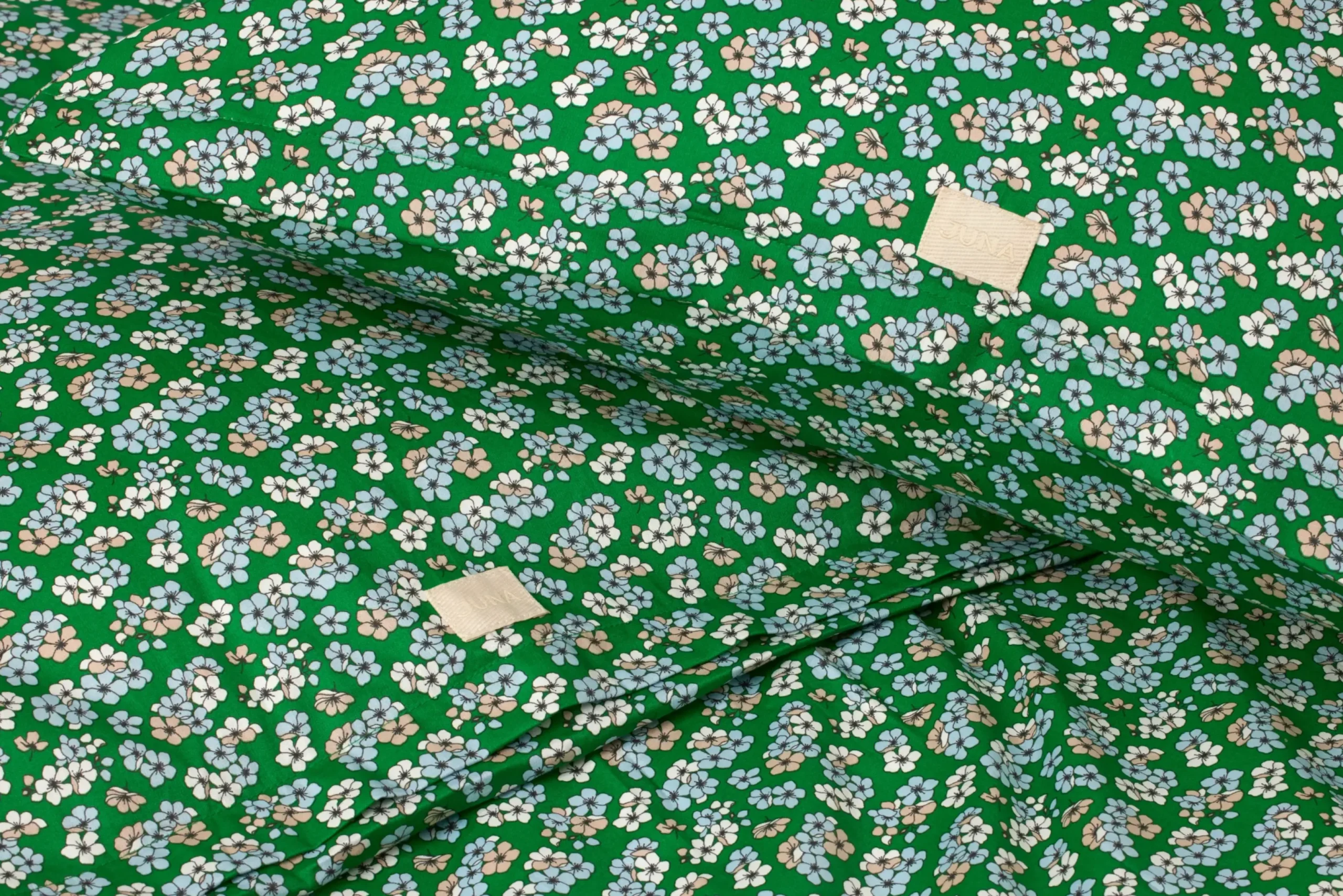 JUNA Pleasantly Sengetøj 220x220 cm grøn SE | Køb her