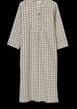JUNA Sonja dress XS i grå fra serien Bæk&Bølge | Køb her