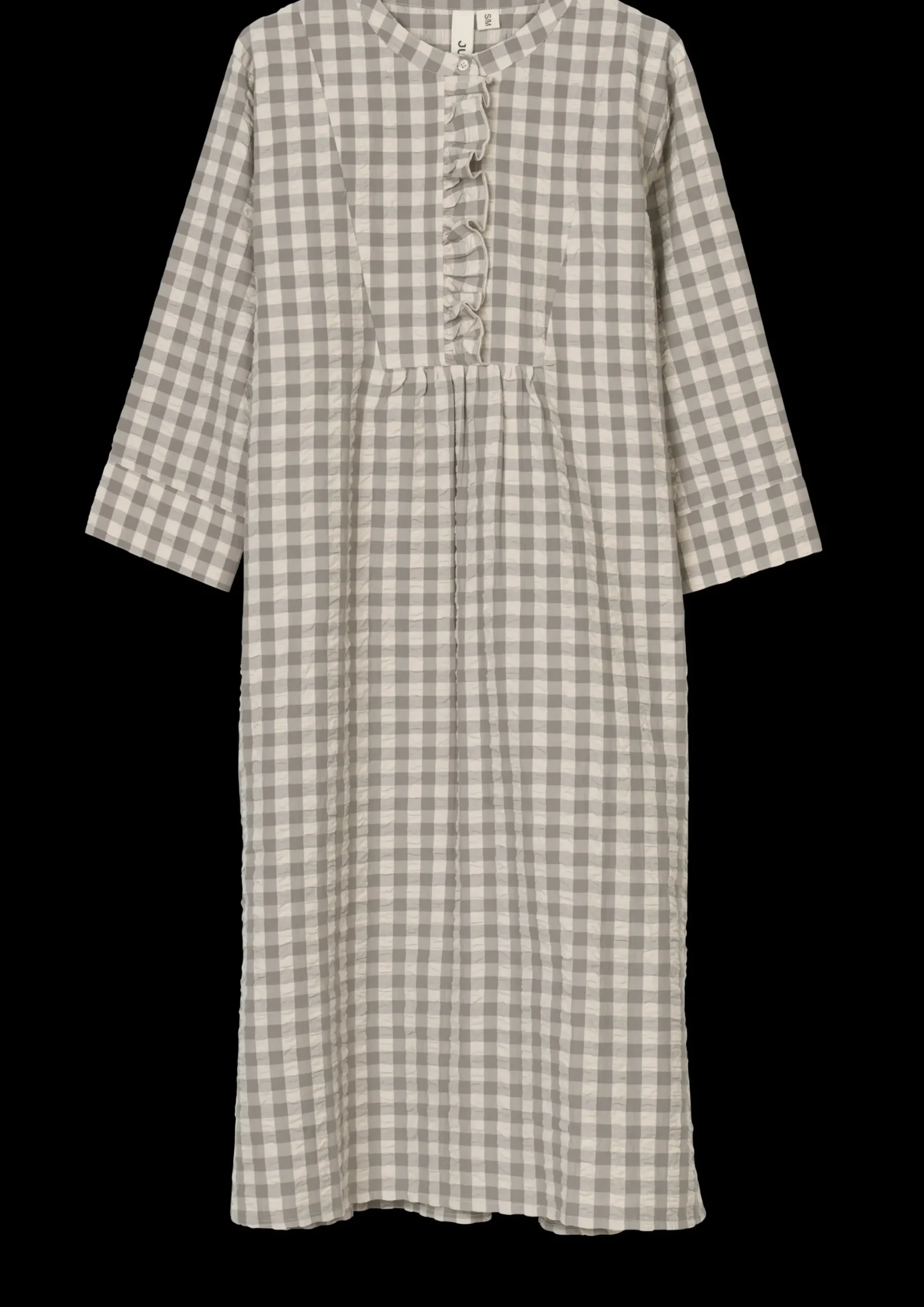 JUNA Sonja dress XS i grå fra serien Bæk&Bølge | Køb her