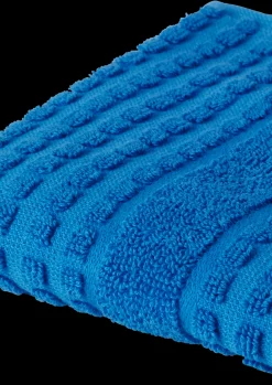 JUNA Vaskeklud 30x30 cm i blå fra serien Check | Køb her