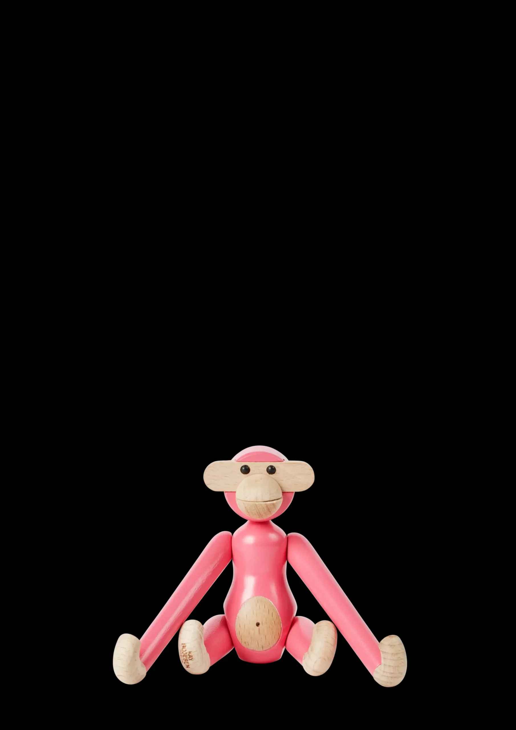 Kay Bojesen Abe mini i rosa fra serien Monkey | Køb her